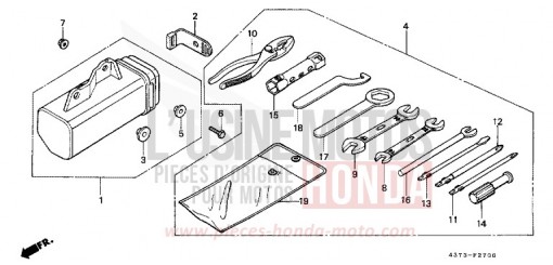 OUTILS XL125SA de 1980
